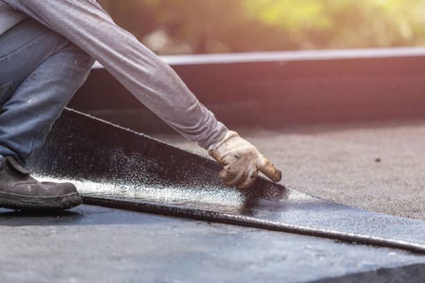 Professional Basement Waterproofing technician working in Stevens Point, WI